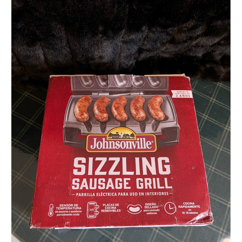 Johnsonville BTG0498 Sizzling Sausage Indoor Electric Grill -